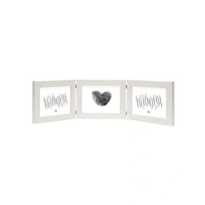 Image de Deknudt Frames S41VF1 H3H Cadre Photo Triptyque Horizontal Résine Blanc 13 x 18 cm