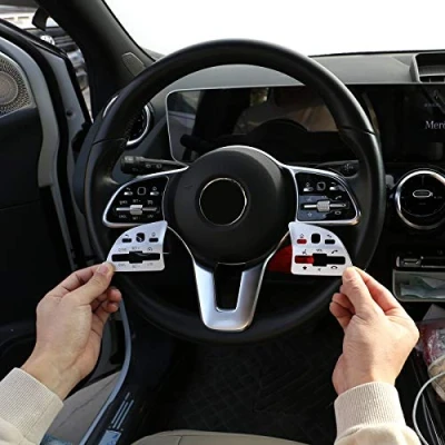Image de Pour boutons de volant voiture Benz Classe A B C E W177 W247 W205 W213 GLA X156 GLB X247 GLC X253 GLS X167 CLA W118 EQC 2020 2021