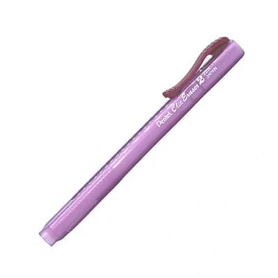 Image de Pentel ZE11T B Stylo porte Gomme rechargeable Corps Translucide Rose