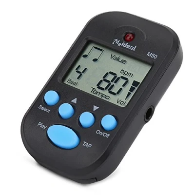 Image de Drfeify M50 Mini Metronome Clip on Tempo pour Instruments de Musique(Black)