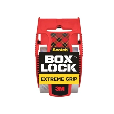 Image de ScotchBox Lock Ruban d&#039;emballage 1 Rouleau avec Dévidoir, 48 mm x 20,3 m d&#039;expédition, solide