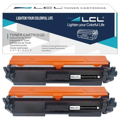Image de LCL Cartouche de Toner Compatible 30A CF230A (2Noir) Remplacement pour HP Laser Jet Pro M203D M203DN M203DW MFP M227SDN M227D M227FDN M227FDW Canon mf269n MF269dn