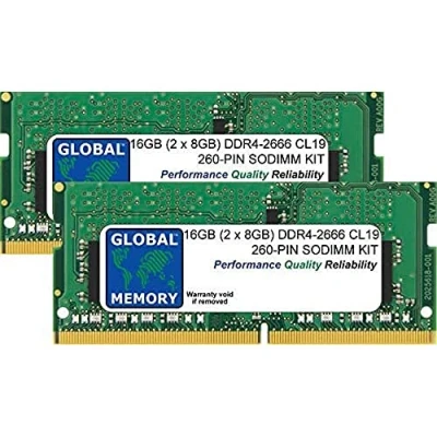 Image de 16Go (2 x 8Go) DDR4 2666MHz PC4 21300 260 PIN SODIMM MÉMOIRE RAM KIT POUR IMAC (2019)