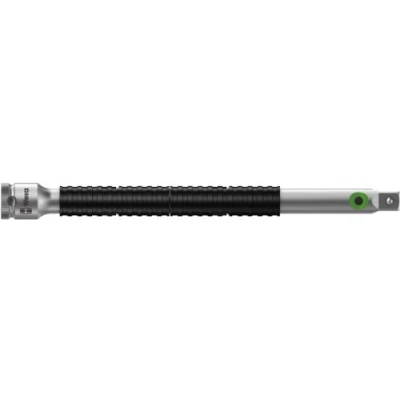 Image de Wera 05003643001 8796 LC Rallonge Zyklop « flexible lock » avec douille à rotation rapide, longue, 1/2&quot;, 1/2 pouce x 250.0 mm, Argent/noir