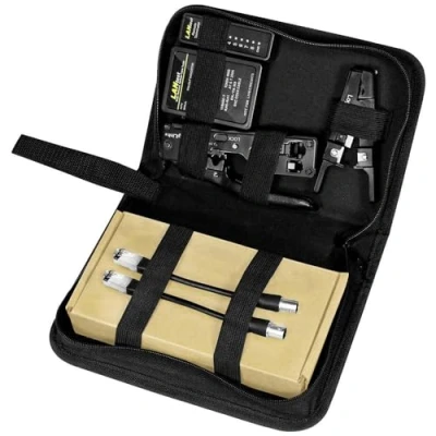 Image de LogiLink WZ0070 Kit d&#039;outils réseau 4 pièces, spécialement conçu pour câbles CAT.6A &amp; CAT.7