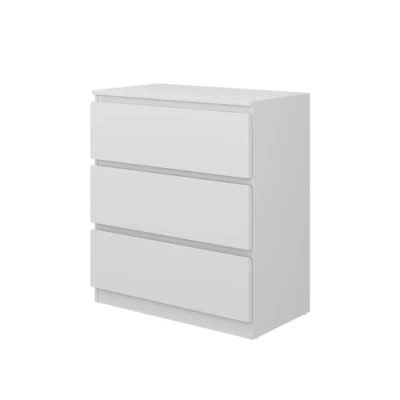 Image de Vicco Commode avec tiroirs Calisto, Blanc/Blanc, 70 x 78.5 cm