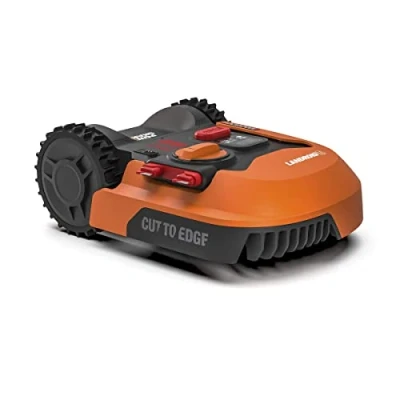 Image de WORX Landroid 2000 m² Robot Tondeuse Connecté WR155E (Installation Facile, Configurable, Contrôle à Distance Via APP, Coupe près des Bordures, Tonte Intelligente,Tond sous la Pluie)