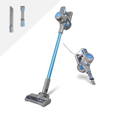 Image de Tower T513006 VL20 Aspirateur Filaire 3 en 1 Balai sans Sac Puissant avec Filtre HEPA, Capacité de L, 400 W, Bleu Aqua