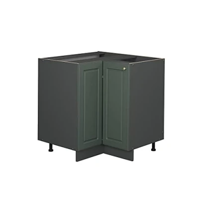 Image de Vicco Meuble d&#039;angle Fame Line, Vert Or Campagne/Anthracite, 80.5 cm sans Plan de Travail