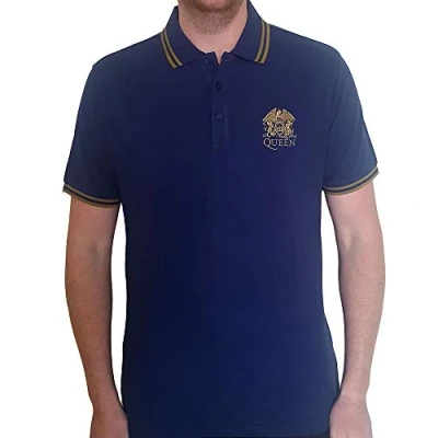 Image de T Shirt # L Unisex Blue Crest Logo [Import]