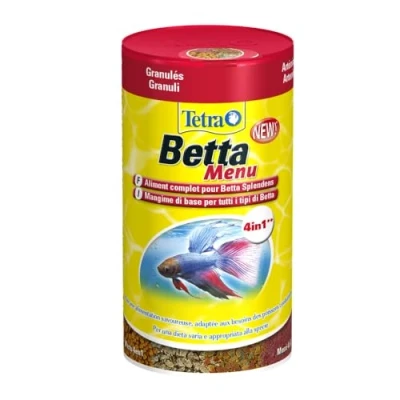 Image de Tetra Betta Menu 4W1 100Ml Mélange de 4 aliments pour les poissons combattants