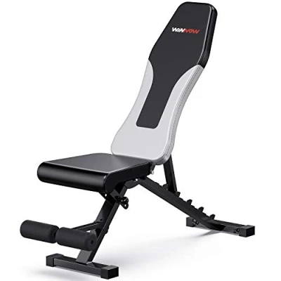 Image de WINNOW Banc de Musculation réglable Poids Gymnastique à Domicile incliné Plat d&#039;exercice déclin multifonctions