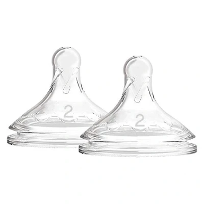 Image de Dr. Brown&#039;s Tétine silicone Options+ embout large niveau 2 + 3 mois