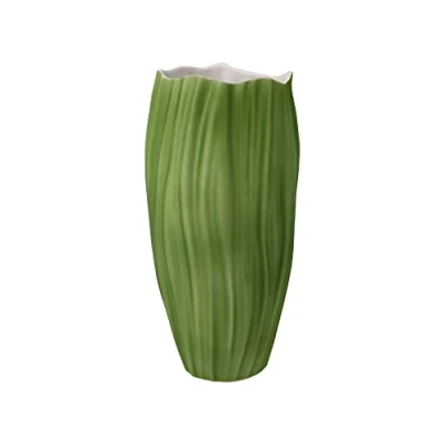 Image de Goebel Vase Spirulina Colori de Couleur Vert Clair, fabriqué en Porcelaine génoise, Dimensions : 15,5 x 30 cm, 23 123 04 1