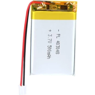 Image de YUNIQUE GREEN CLEAN POWER Batterie au lithium 3,7 V 500 mAh modèle 403048 avec circuit de protection Rechargeable, compatible écouteurs Bluetooth et casque TWS, haute durabilité
