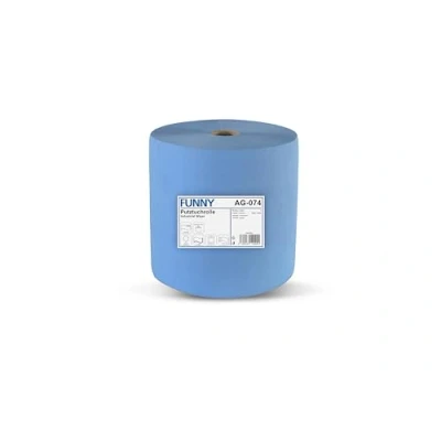 Image de Generic Funny Paper AG 074 Serviettes de Netoyage 3 Ply Environ 36 cm 1 Rouleau 1000 Feuilles Bleu
