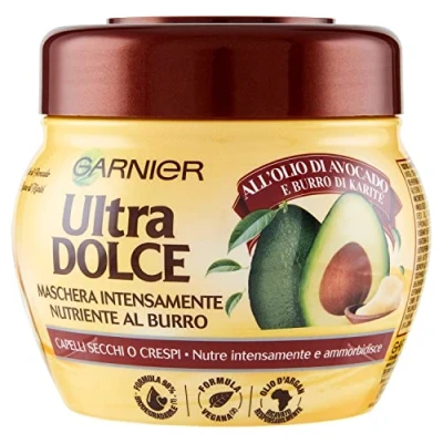Image de masque capillaire ultra dolce all&#039; olio di avocado e burro karite&#039; cheveux secchi 300 ml