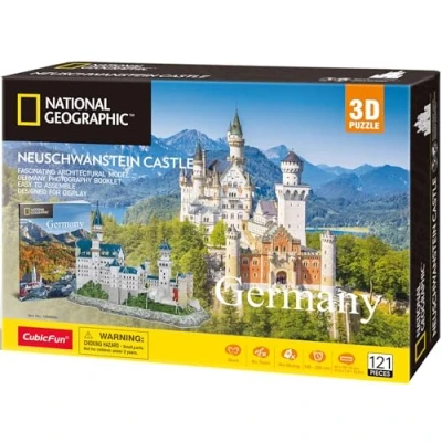Image de AMO Toys Cubic Fun Neuschwanstein Castle 3D 121 PCS (200990)