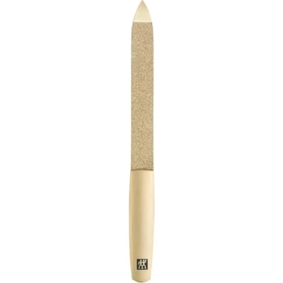 Image de ZWILLING Saphir lime à ongles (surfaces de gros grain et fin pour raccourcir former, pointe nettoyage), Premium, Or, 130 mm