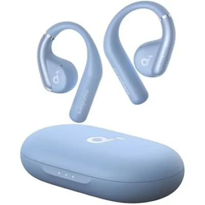 Image de Soundcore by Anker AeroFit Écouteurs Bluetooth sans Fil Open Ear, Oreillette Confort, Ajustement, Contour Ergonomique, Son Équilibré, IPX7, Lecture 42H, 5.3, Contrôle par App, Appels Clairs
