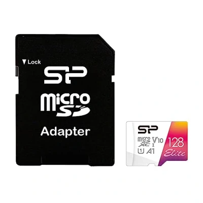 Image de Silicon Power Elite 128 Go MicroSDXC UHS I Classe 10 Neuf