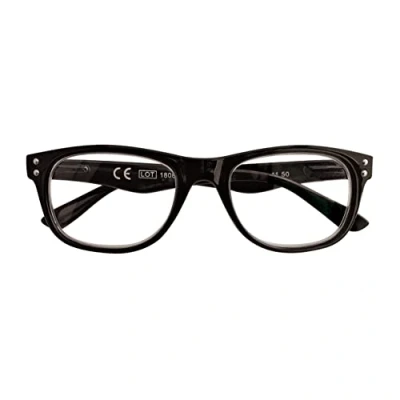 Image de Zippo Lunettes de lecture de, faite avec un cadre lignes douces, idéale pour les hommes et femmes, dioptre +2.00, couleur noire