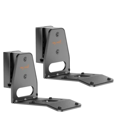 Image de Support mural pour haut parleur inclinable, rotatif noir My Wall HS41L