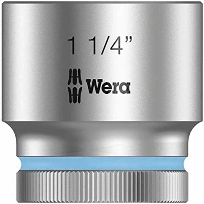 Image de Wera 05003635001 8790 HMC Douille Zyklop à emmanchement 1/2&quot;, 1 1/4 pouce, Argent