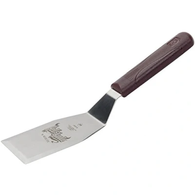 Image de Mercer Culinary M18340 Hell&#039;s Handle Spatule résistante en acier inoxydable Multicolore 12,7 x 7,6 cm