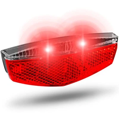 Image de Büchel Tivoli feu arrière de Porte Bagages, LED, avec Fonction stationnement, Dynamo, à Commande Dynamique, homologué StVZO Noir