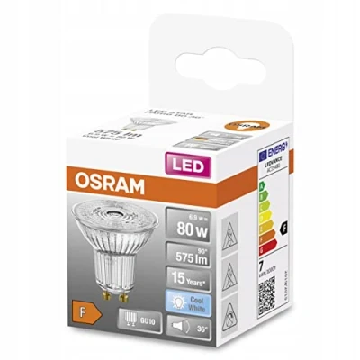 Image de OSRAM réflecteur LED Culot: GU10 Blanc froid 4000 K 6,90 W équivalent à 80 STAR PAR16