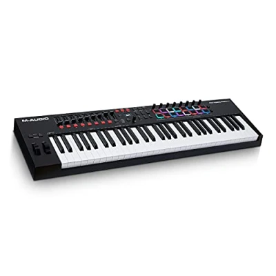 Image de M Audio Oxygen Pro 61 Clavier maître USB MIDI touches avec pads, potentiomètres, boutons et faders assignables pack de logiciels inclus