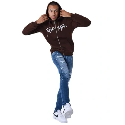 Image de Project X Paris Veste a capuche zippé à broderie Origin Marron M