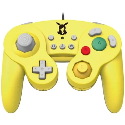 Image de Hori Battle Pad Jaune USB Manette de jeu Analogique Nintendo Switch Neuf