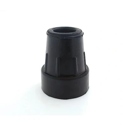 Image de Lifeswonderful® Lot De 4 Embouts en Caoutchouc pour Cannes Et Béquilles Type Z Noir 18/19mm