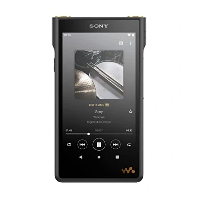 Image de Sony NW WM1AM2 Lecteur Audio Walkman, série Signature, High Resolution Audio, Android 11, Ecran tactile, Bluetooth &amp; Wi FI Noir