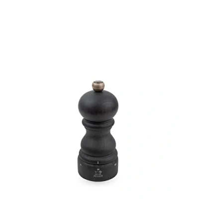 Image de PEUGEOT Moulin à Poivre Paris u&#039;Select 12 cm + Inclus 6 Réglages de Moutures Prédéfinies En Bois Labellisé PEFC Fabrication Française Coloris Graphite