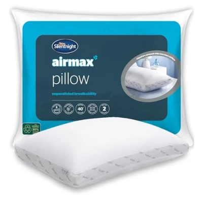Image de Silentnight Airmax Support Pilllow, Polyester, Blanc, Pack of 1