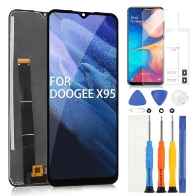 Image de ARSSLY Écran LCD pour Doogee X95 PRO/Doogee Remplacement Tactile Digitizer Plein Assemblée avec Outils (Noir Sans Cadre)