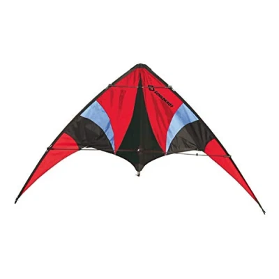 Image de Schildkröt 970440 Stunt Kite 140, Cerf Volant Acrobatique à Deux Lignes, +10 Ans, 74x140cm, avec Cordons en Polyester 25 KP, 2x30m sur Bobine Enrouleur, Échelle Beaufort 2 5,