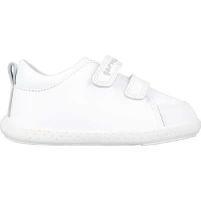 Image de Garvalin Sauvage Chaussures premiers pas pour enfants, Taille: 21, White Cuir