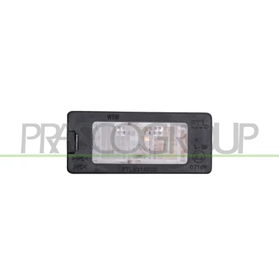 Image de PRASCO SK0304351 Eclairage De Plaque d&#039;Immatriculation arrière sans porte lampe SKODA: Octavia 3 Combi, Schrägheck, Superb II 5 portes