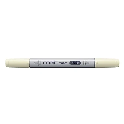 Image de COPIC Ciao Y000, Pale Lemon, Twin Marker avec une pointe moyenne et pinceau