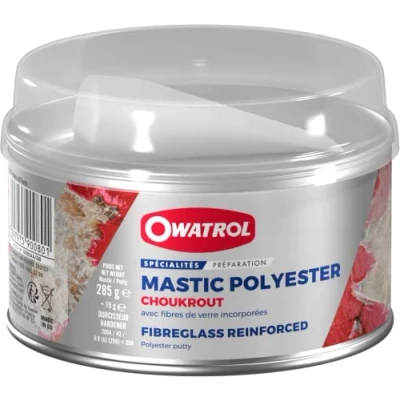 Image de OWATROL CHOUKROUT Mastic polyester armé, soudure à froid avec fibre de verre incorporée 300G