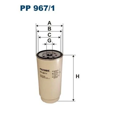 Image de FILTRON PP 967/1 Filtre à Carburant vissé DAF: XF, CF 85