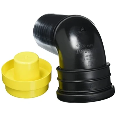 Image de Geberit 366061161 Pipe de WC murale en polyéthylène 90 degrés DN90/90 pour GIS et Duofix