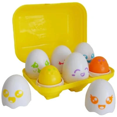 Image de TOMY Toomies piou Surprise Jouet pour Bébé Boîte à œufs 3 poussins qui font et hochet Jouets sensoriels bébés 6 à 36 mois Trieur de formes couleurs