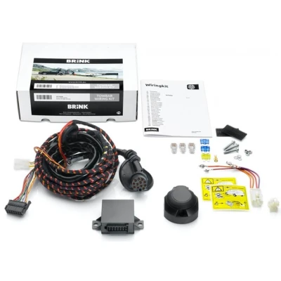 Image de BRINK 727724 Kit électrique, dispositif d&#039;attelage 13 RENAULT: Kangoo II Express, / Grand