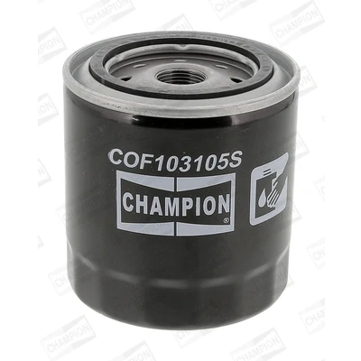 Image de CHAMPION COF103105S Filtre à huile M20x1.5 vissé JEEP: Cherokee II, Wrangler I SUV, VOLVO: V40 Break, S40 I, 440 K, RENAULT: R21 5 portes