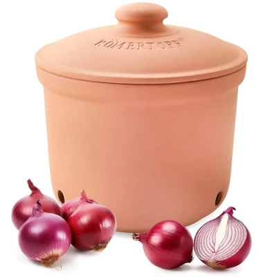 Image de Römertopf boîte de conservation pour oignons conserver env. 1,9 kg d&#039;oignons